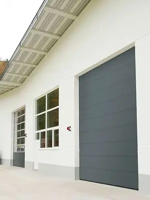 Автоматические промышленные ворота ALUTECH ProPlus 4000×5000 мм