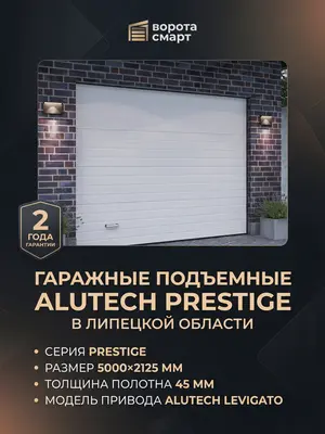 Гаражные ворота 5 метров — Alutech Prestige 5000×2125, 45 мм